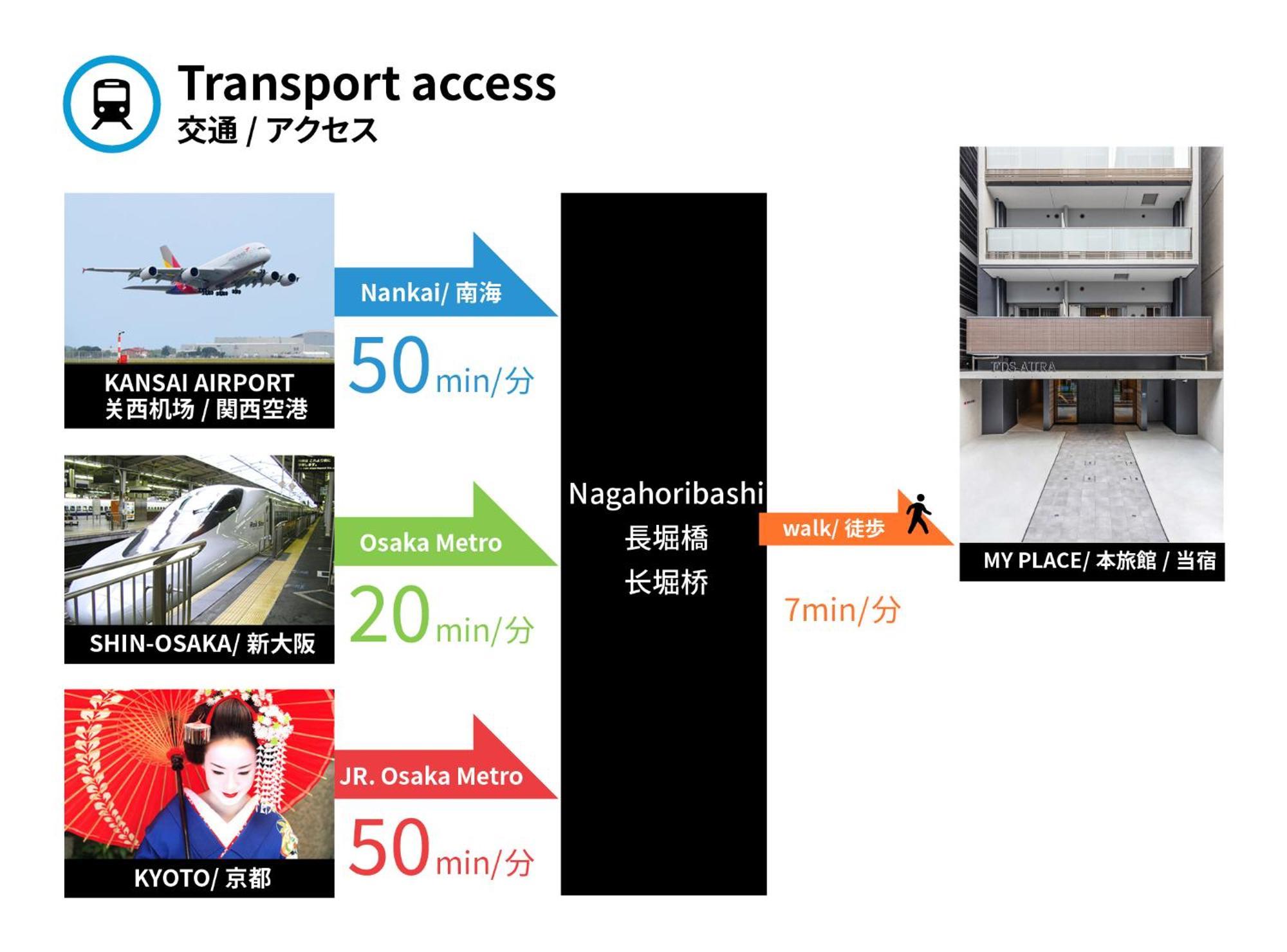 Fds Aura Apartment Osaka Exterior photo
